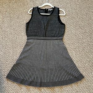 Black and White Sweater Dress